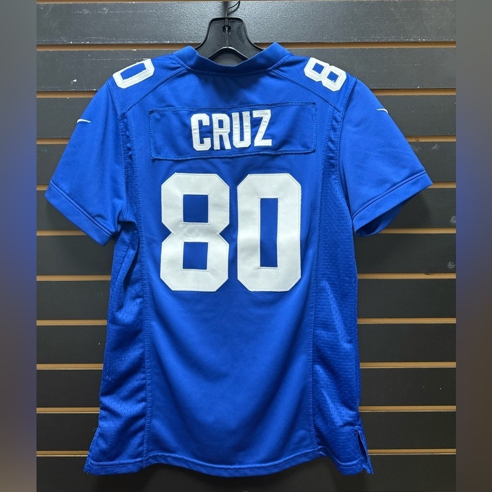 Nike On Field Victor Cruz #80 New York Giants Youth Jersey M - Picture 3 of 3